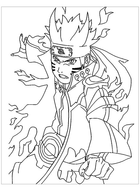 Naruto Shippuden Coloring Pages